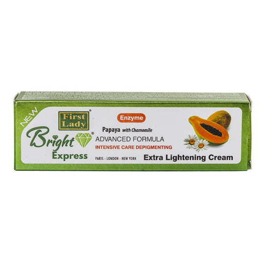 First Lady Bright Express Papaya with Chamomile Extra Lightening Cream - 1.76oz
