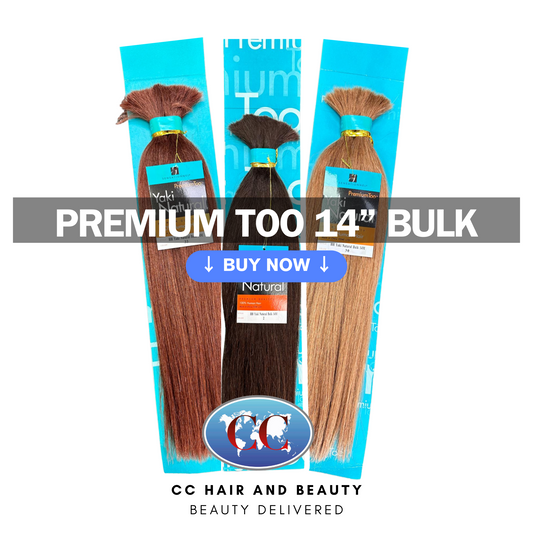 Premium Too Human Hair Yaki Natural Bulk