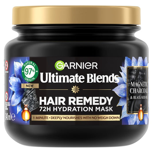 Garnier Ultimate Blends Magnetic Charcoal Hair Remedy 340ml