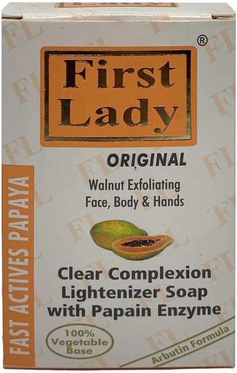 First Lady Papaya Clear Complexion Lightenizer Soap 7oz
