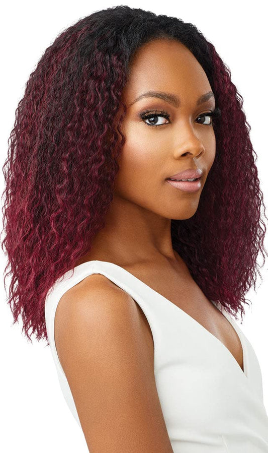 Quick Weave Outre Half Wig Wet N Wavy Spanish Curl 16"