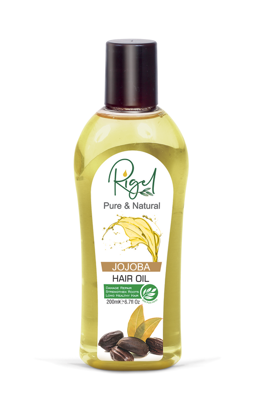 RIGEL - Pure & Natural JOJOBA Hair Oil Damage Repair Strengthen Roots - 200ml