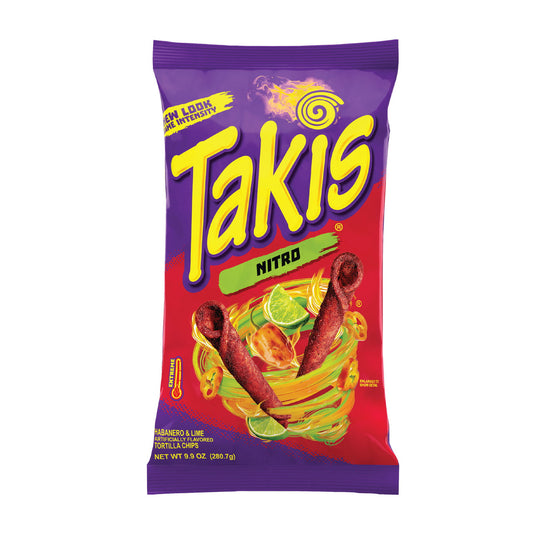 Takis Rolled Tortilla Chips, Nitro Flavor 280g