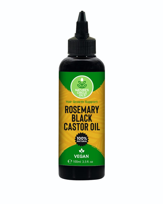 Natures Circle Oils Rosemary Black Castor Oil 100ml / 3.5oz
