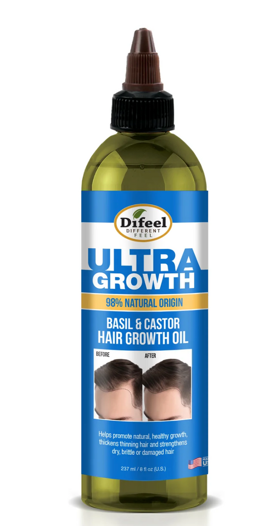 Difeel Men's Ultra Growth Basil & Castor Hair Growth Oil