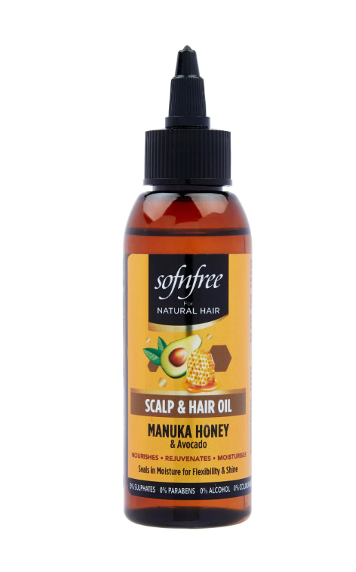 Sof N Free Scalp & Hair Oil With Manuka Honey & Avocado