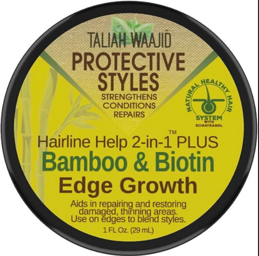 Taliah Waajid Protective Styles Hairline Help 2-In-1 Plus Bamboo & Biotin Edge Growth