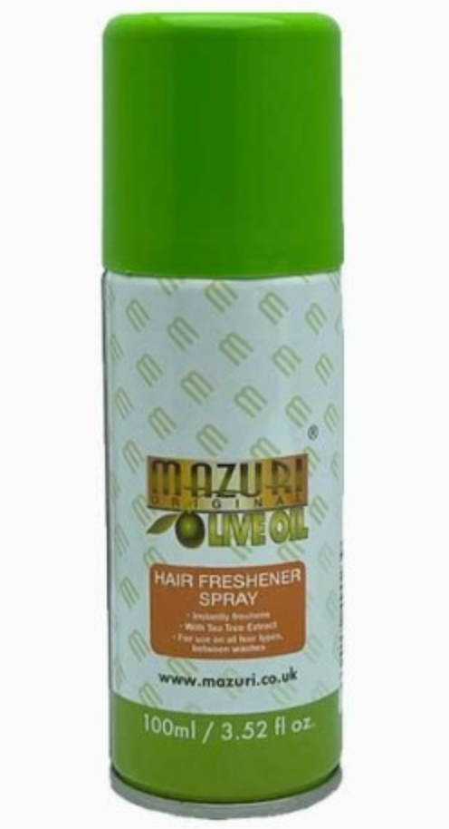 Mazuri Olive Oil Hair Freshener Spray 100ML / 3.5OZ