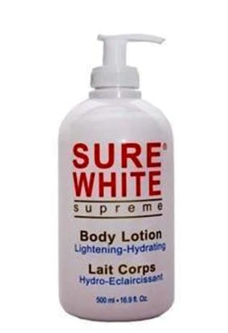 Sure White Supreme Lightening Hydrating Body Lotion 16.9oz