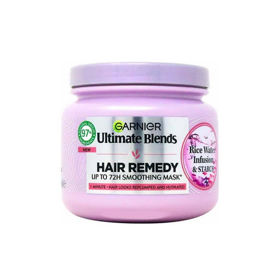 GARNIER Ultimate Blends Rice Water Infusion & Starch Hair Remedy Mask 340ml