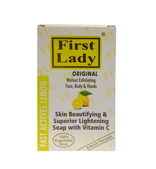 First Lady Fast Actives Lemon Skin Lightening Soap 7oz