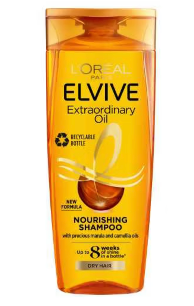L'Oreal Paris Elvive Extraordinary Oil Shampoo for Nourishing Dry to Very Dry Hair 400ml