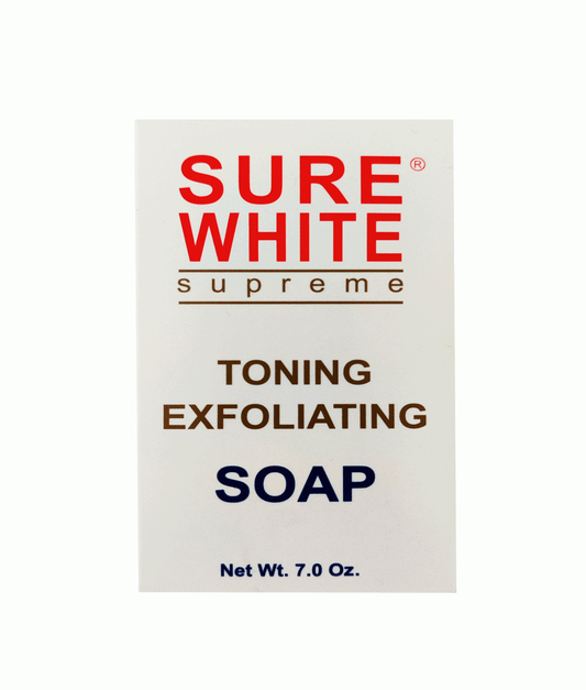 Sure White Toning Exfoliating Soap 7.0oz