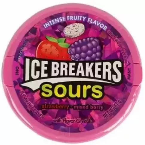 Ice Breakers Sours Strawberry - Mixed Berry 42 g