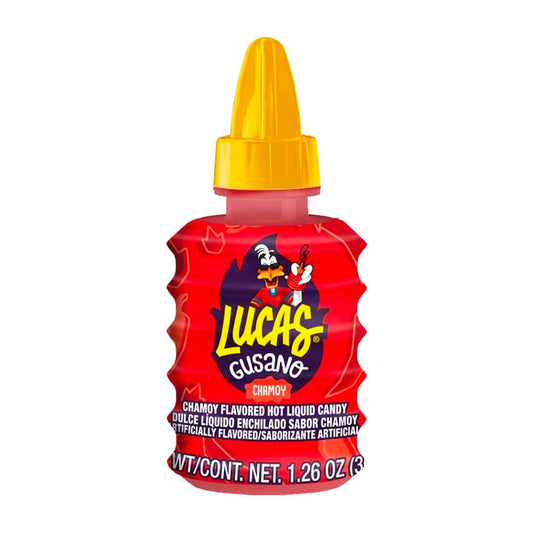 Lucas gusano chamoy liquid candy Mexican Candy 36g