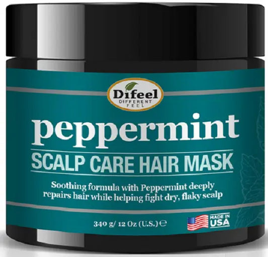 Difeel Peppermint Scalp Care Hair Mask 12 oz