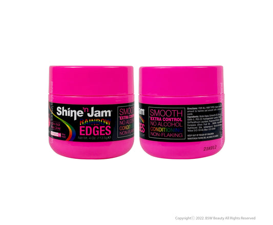 Ampro Pro Style Shine'n Jam Rainbow Edges Strawberry - 4oz