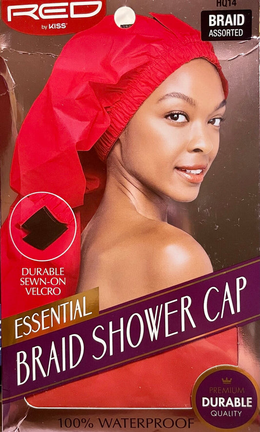 Red By Kiss Braid Shower Cap ASSORTED  - HQ14