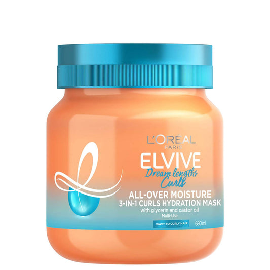 L'Oréal Paris Elvive Dream Lengths 3-in-1 Curls Hydration Mask - 680ml