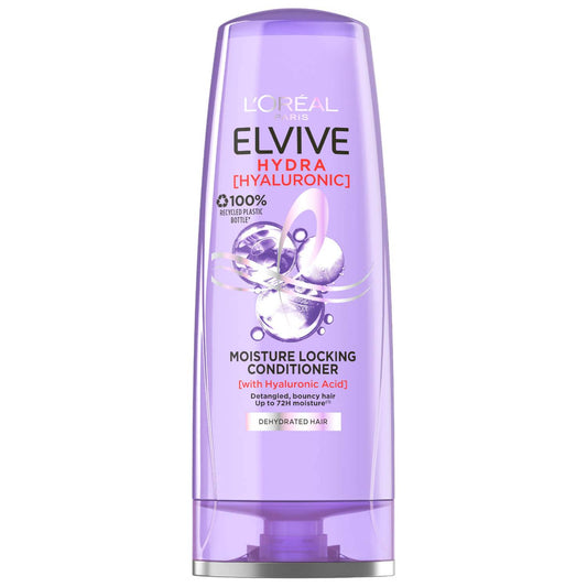 L'Oréal Paris Elvive Hydra Hyaluronic Conditioner with Hyaluronic Acid for Dry Hair - 200ml