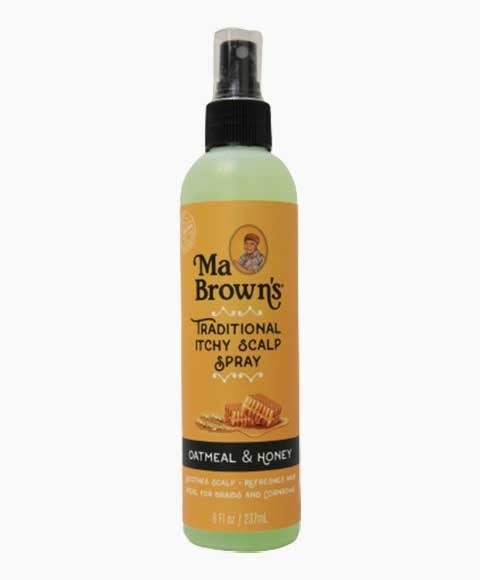 Ma Browns Traditional Itchy Scalp Spray With Oatmeal And Honey - 8oz