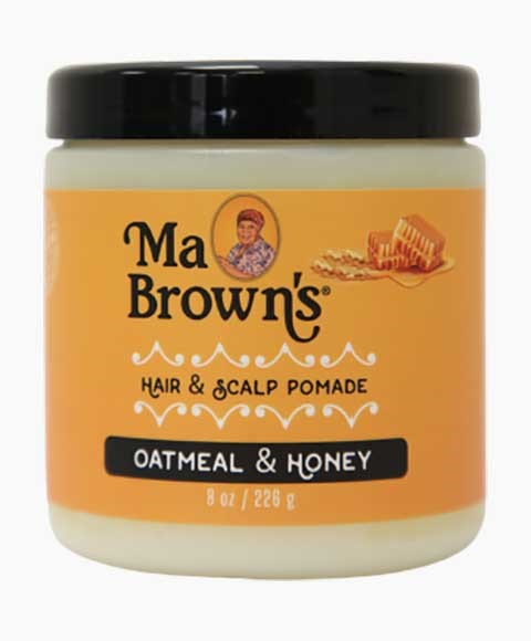 Ma Browns Hair And Scalp Pomade With Oatmeal And Honey - 8oz