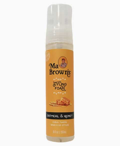 Ma Browns Styling Foam With Oatmeal And Honey - 8oz