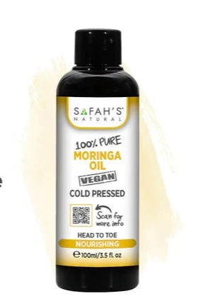 Safah's natural Cold pressed 100% pure Moringa Oil - 100ml