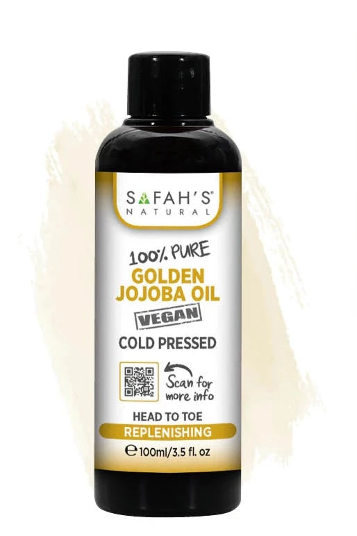 Safah's natural Cold pressed 100% pure Golden Jojoba oil - 100ml