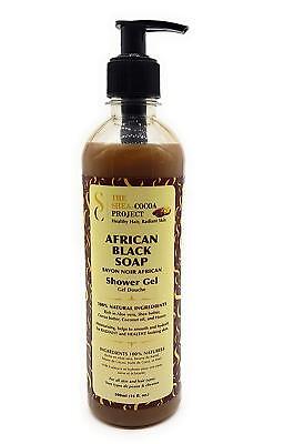 African Black Soap Liquid Shea-Cocoa Shower Gel 500ml