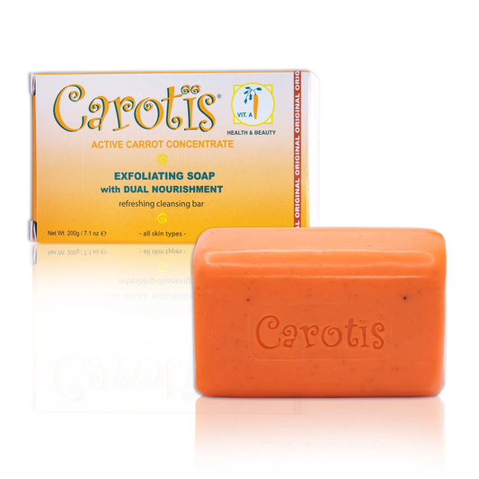 Carotis Skin Beauty Soap Dual Nourishment Active Carrot Concentrate