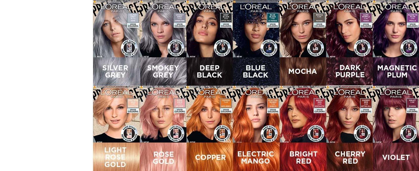 LOreal Paris Preference Vivid Colours Permanent Hair Dye CC Hair And LOreal Paris Preference Vivid Colours Permanent Hair Dye CC Hair And