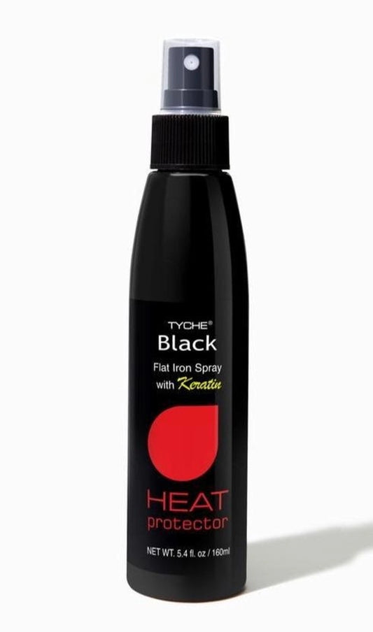 Nicka K Tyche Black Flat Iron Spray Heat Protector Hair Treatment - 160ml