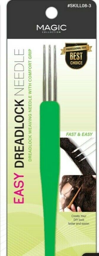 Easy Dreadlock Needle Dreadloc Interlocking Tool 3 Prong Needles