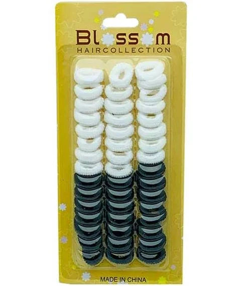 Blossom Hair Collection Black White Hair Grips 15022