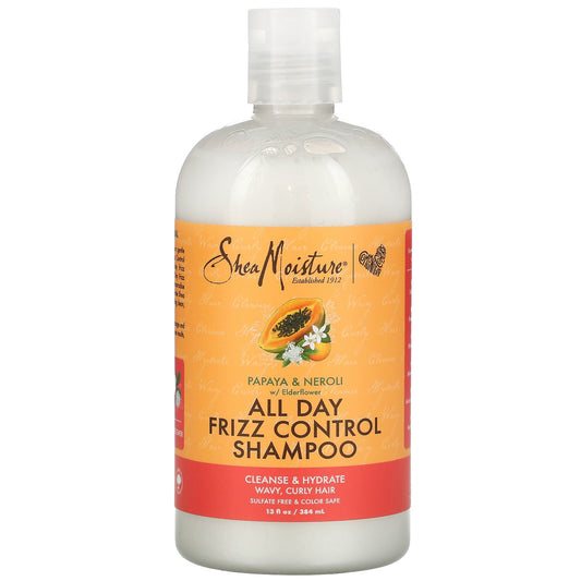 Shea Moisture Papaya & Neroli All Day Frizz Control Shampoo 13 fl oz (384 ml)