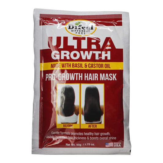 Sunflower Difeel Ultra Growth Basil & Castor Oil Hair Growth Hair Mask Packet - 1.75oz