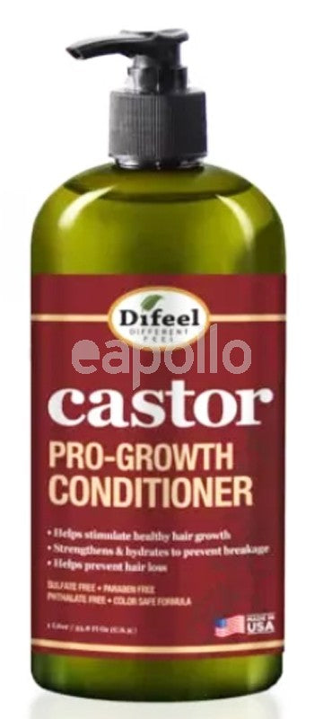 Difeel Castor Pro-Growth & Conditioner - 12 Oz.