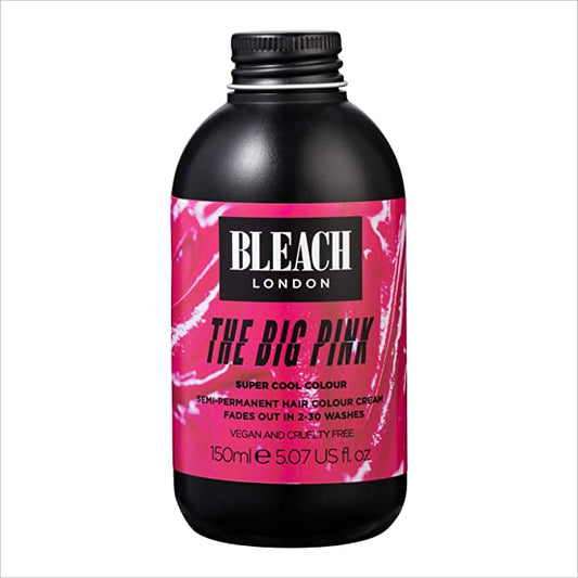 Bleach London COOL COLOURS - Non Permanent Hair Colour 150ml - The Big Pink