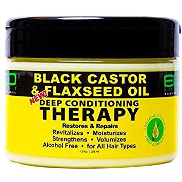 Eco Style Black Castor & Flaxseed Oil Deep Conditioning Therapy