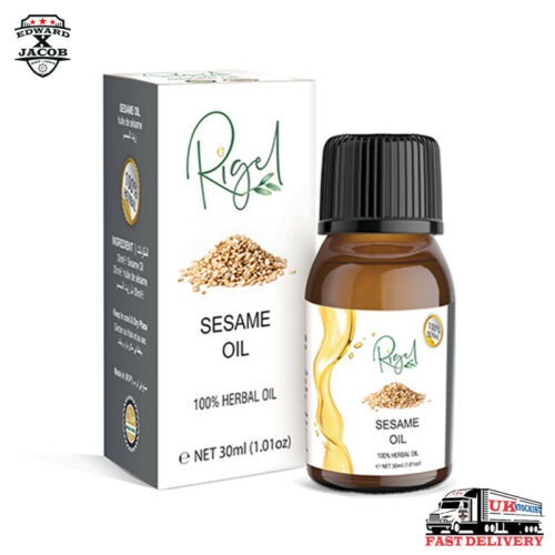 RIGEL - 100% Herbal Sesame Seed Oil | Toasted Edible Oil For Cooking - 30ml