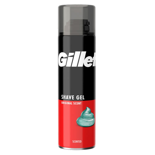 Gillette Classic Shave Gel with Original Scent, Quick & Easy Shave, 200ml