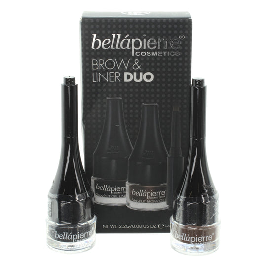 Bellapierre Brow & Liner Duo - 2.2g Jet Black