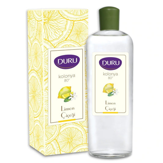 Duru Turkish Lemon Cologne Bottle Limon Kolonya 80 Alcohol - 400ml
