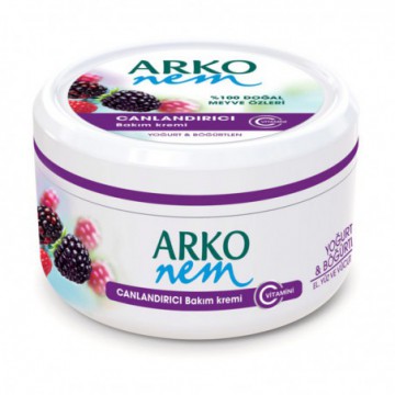 Arko Nem Yoghurt and Blackberry Cream Face Hand and Body Cream 300 ml 10 oz