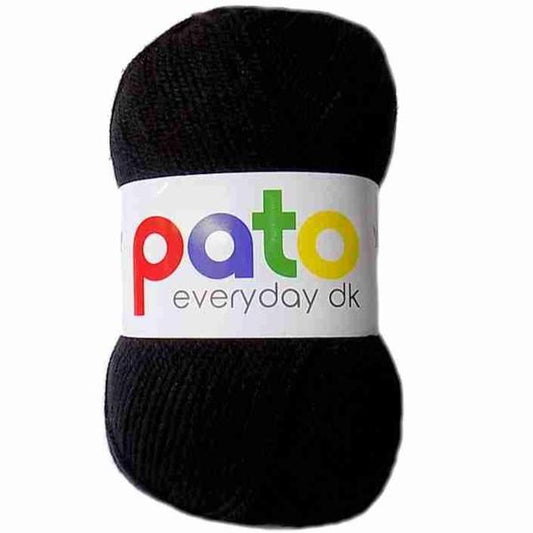 Pato Everyday Double Knitting Yarn - Black