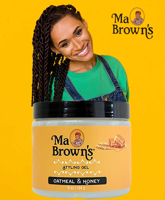Ma Browns Styling Gel With Oatmeal And Honey - 18oz