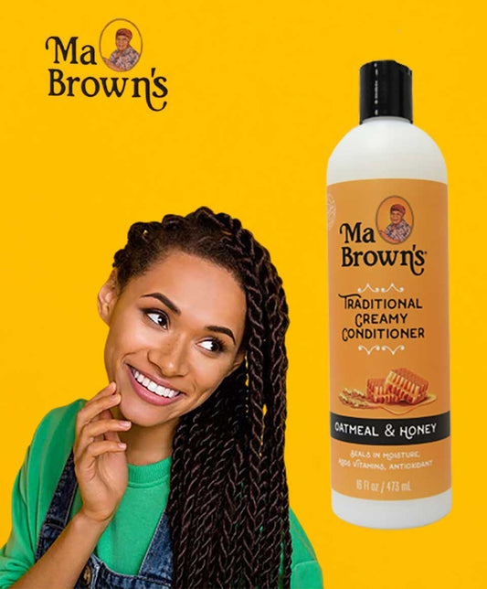 Ma Browns Traditional Creamy Conditioner With Oatmeal And Honey - 16oz