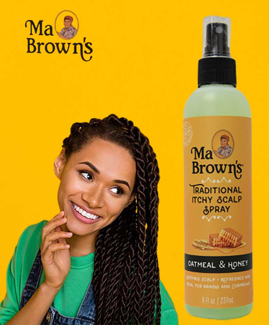 Ma Browns Traditional Itchy Scalp Spray With Oatmeal And Honey - 8oz