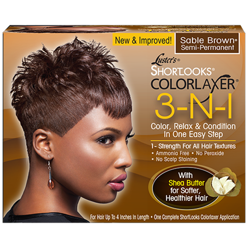 Lusters Shortlooks Colorlaxer 3In1 Sable Brown